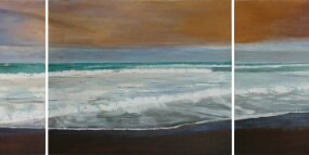 Triptychon - Acryl auf Leinwand n/v null